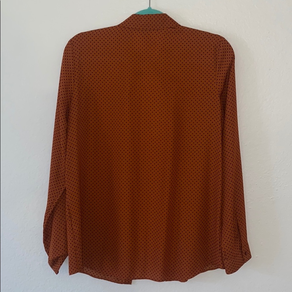 Polka dot button down - Picture 3 of 4